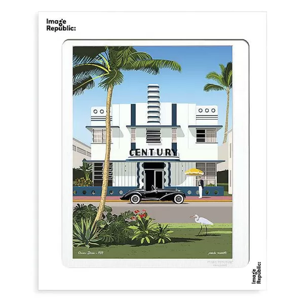 IMAGE REPUBLIC Déco Murale / Cadres / Affiches^Affiche Mariotti - Ocean Drive