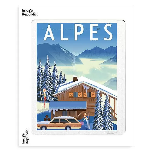 IMAGE REPUBLIC Déco Murale / Cadres / Affiches^Affiche Monsieur Z - Alpes Chalet