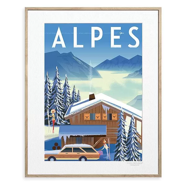 IMAGE REPUBLIC Déco Murale / Cadres / Affiches^Affiche Monsieur Z - Alpes Chalet
