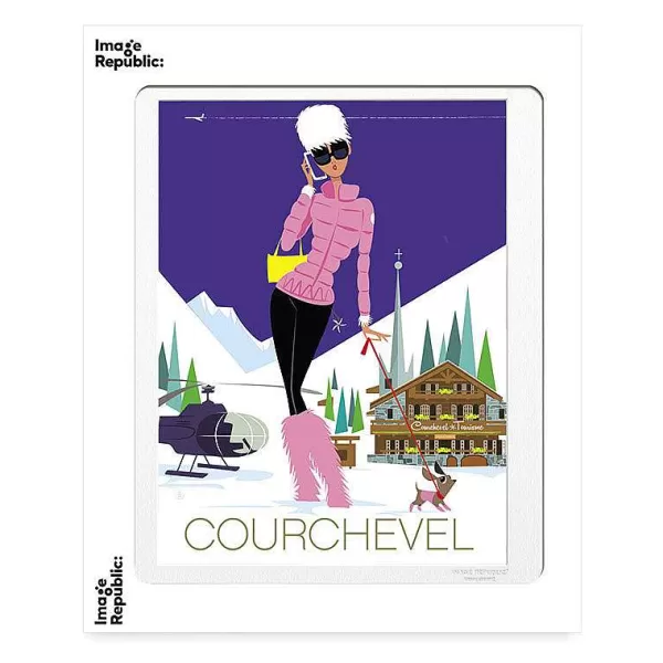 IMAGE REPUBLIC Déco Murale / Cadres / Affiches^Affiche Monsieur Z - Courchevel