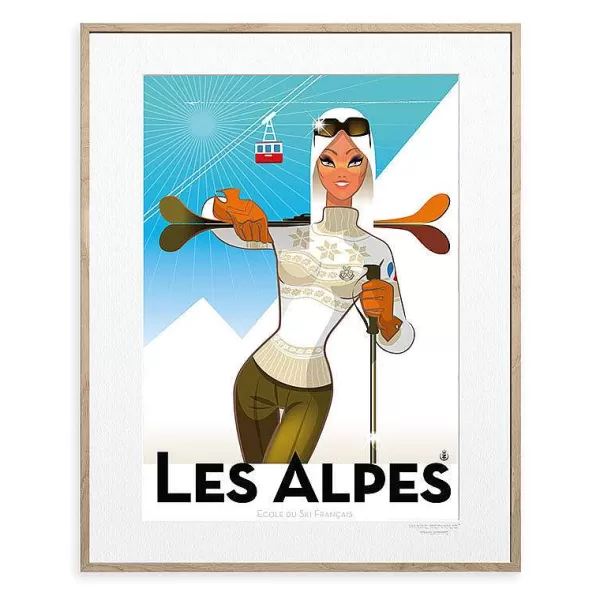 IMAGE REPUBLIC Déco Murale / Cadres / Affiches^Affiche Monsieur Z - L' Cole De Ski