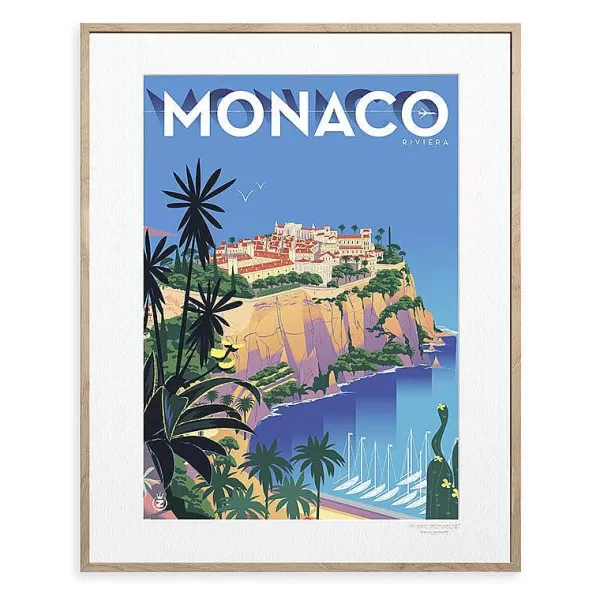 IMAGE REPUBLIC Déco Murale / Cadres / Affiches^Affiche Monsieur Z - Monaco