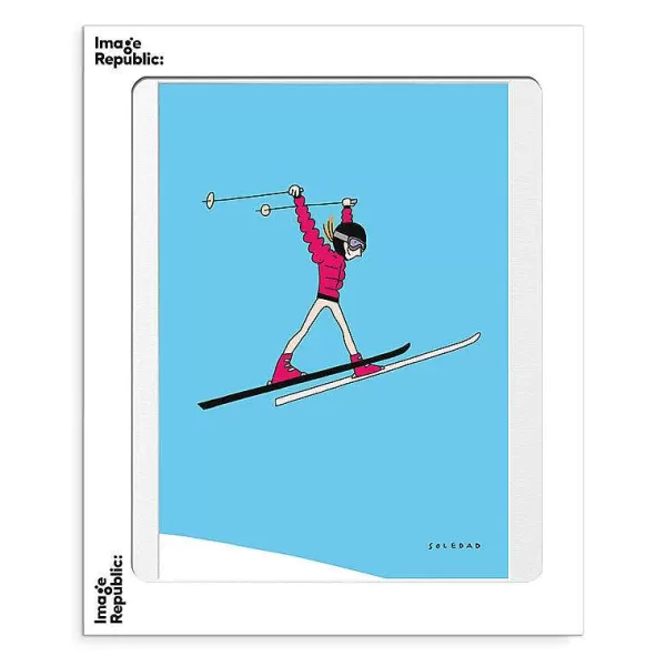 IMAGE REPUBLIC Déco Murale / Cadres / Affiches^Affiche Soledad - Saut Ski