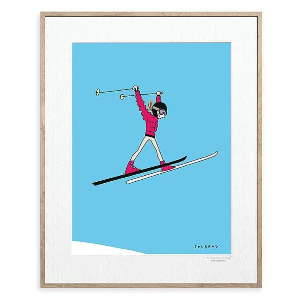 IMAGE REPUBLIC Déco Murale / Cadres / Affiches^Affiche Soledad - Saut Ski