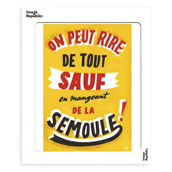 IMAGE REPUBLIC Déco Murale / Cadres / Affiches^Affiche Toque Fr Res - Semoule