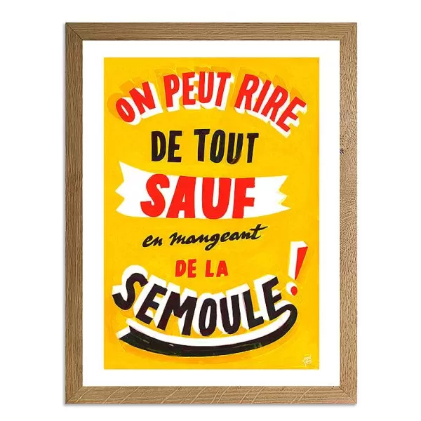 IMAGE REPUBLIC Déco Murale / Cadres / Affiches^Affiche Toque Fr Res - Semoule