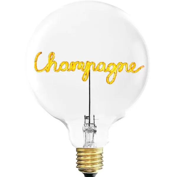 ELEMENTS LIGHTING Ampoules Message^Ampoule Champagne / H 17 Cm