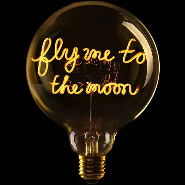 ELEMENTS LIGHTING Ampoules Message^Ampoule Fly Me To The Moon / H 17 Cm