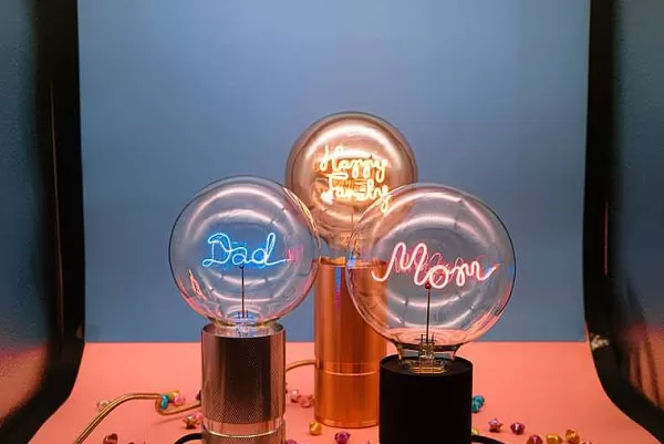 ELEMENTS LIGHTING Ampoules Message^Ampoule Happy Family / H 17 Cm