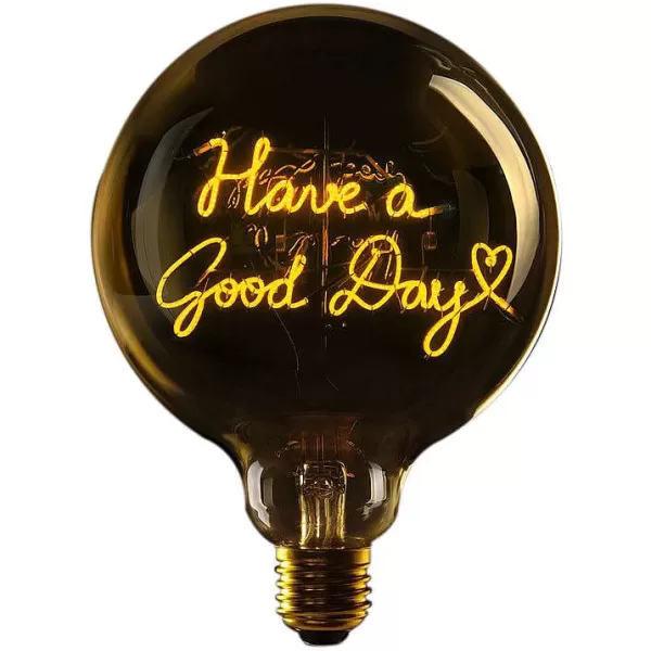 ELEMENTS LIGHTING Ampoules Message^Ampoule Have A Good Day / H 17 Cm