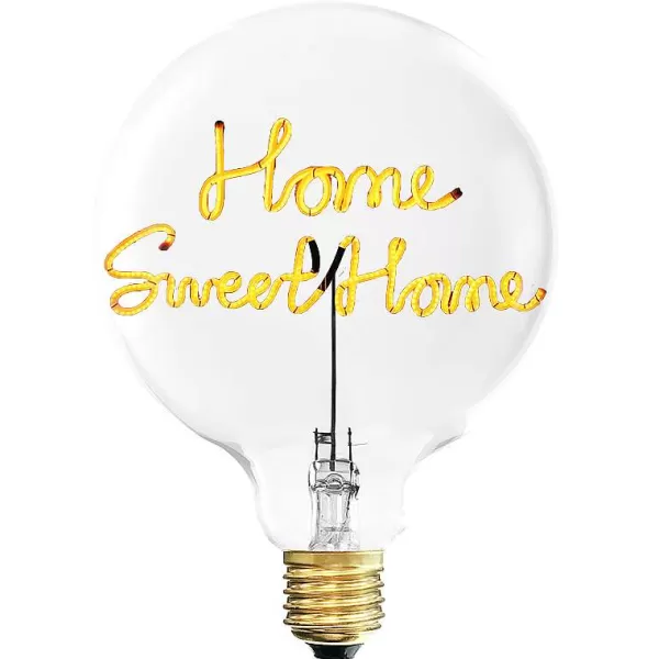 ELEMENTS LIGHTING Ampoules Message^Ampoule Home Sweet Home / H 17 Cm