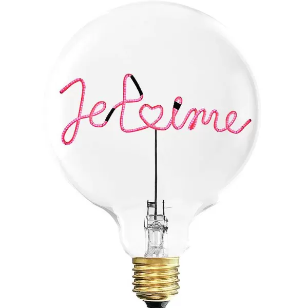 ELEMENTS LIGHTING Ampoules Message^Ampoule Je T'Aime / H 17 Cm