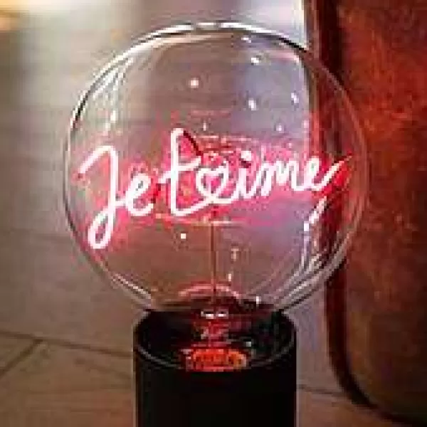 ELEMENTS LIGHTING Ampoules Message^Ampoule Je T'Aime / H 17 Cm