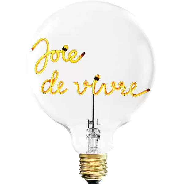 ELEMENTS LIGHTING Ampoules Message^Ampoule Joie De Vivre / H 17 Cm