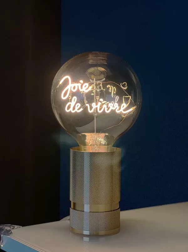 ELEMENTS LIGHTING Ampoules Message^Ampoule Joie De Vivre / H 17 Cm