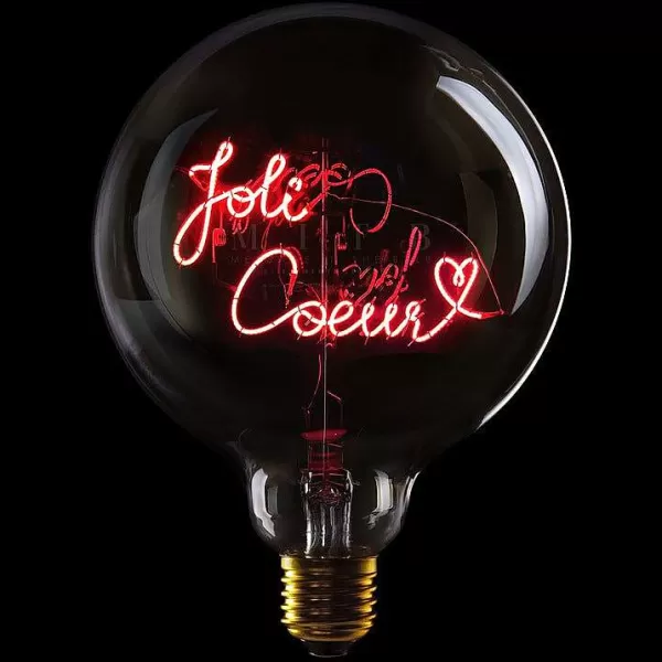 ELEMENTS LIGHTING Ampoules Message^Ampoule Joli Coeur / H 17 Cm
