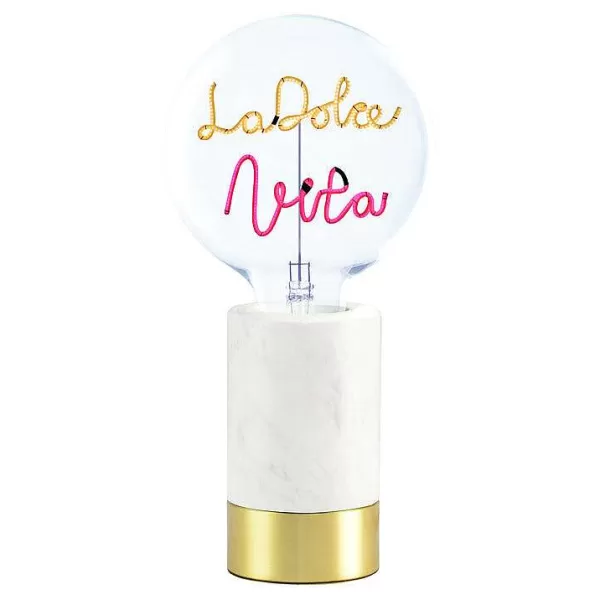 ELEMENTS LIGHTING Ampoules Message^Ampoule La Dolce Vita / H 17 Cm