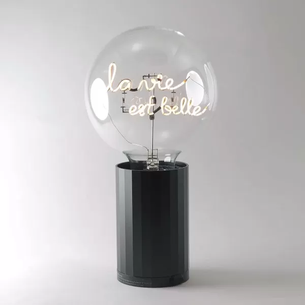 ELEMENTS LIGHTING Ampoules Message^Ampoule La Vie Est Belle Pour Socle Portable / H 17 Cm