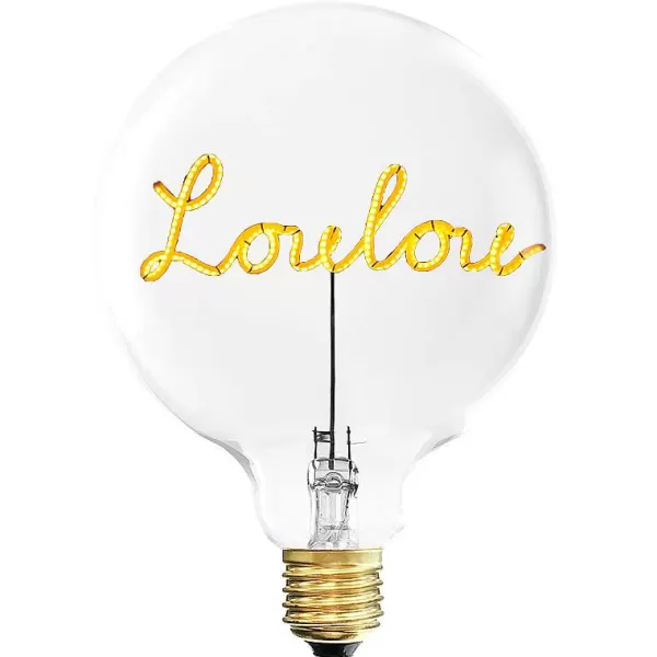 ELEMENTS LIGHTING Ampoules Message^Ampoule Loulou / H 17 Cm