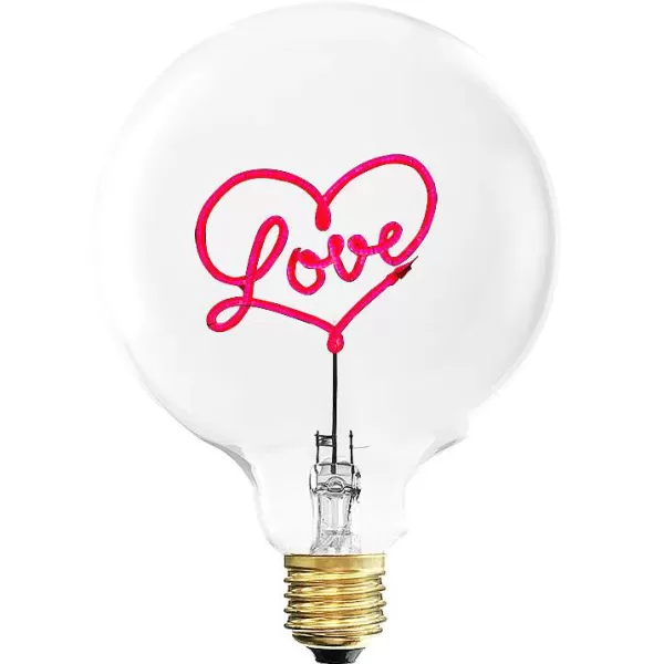 ELEMENTS LIGHTING Ampoules Message^Ampoule Love Rose / H 17 Cm