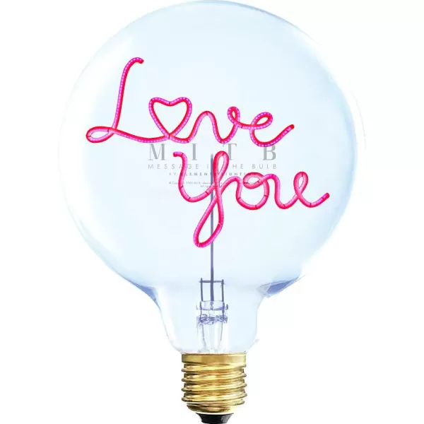 ELEMENTS LIGHTING Ampoules Message^Ampoule Love You - H 17 Cm