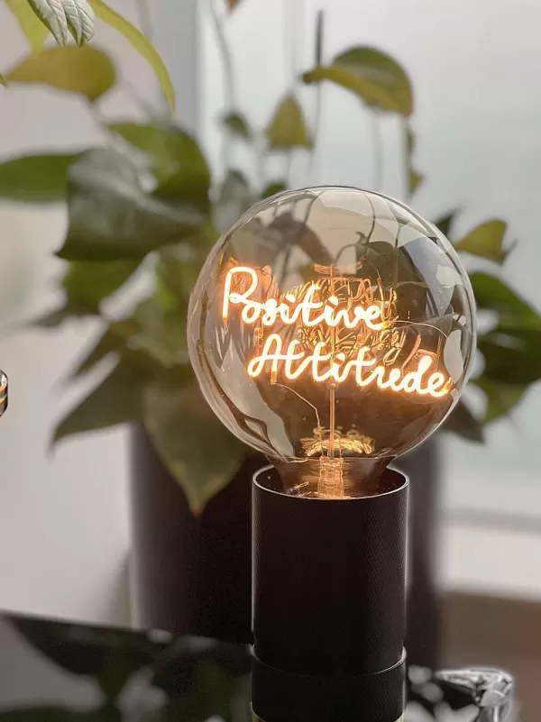 ELEMENTS LIGHTING Ampoules Message^Ampoule Positive Attitude / H 17 Cm