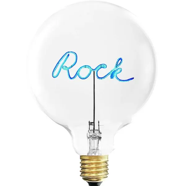 ELEMENTS LIGHTING Ampoules Message^Ampoule Rock Bleu / H 17 Cm