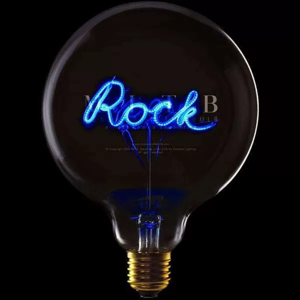 ELEMENTS LIGHTING Ampoules Message^Ampoule Rock Bleu / H 17 Cm
