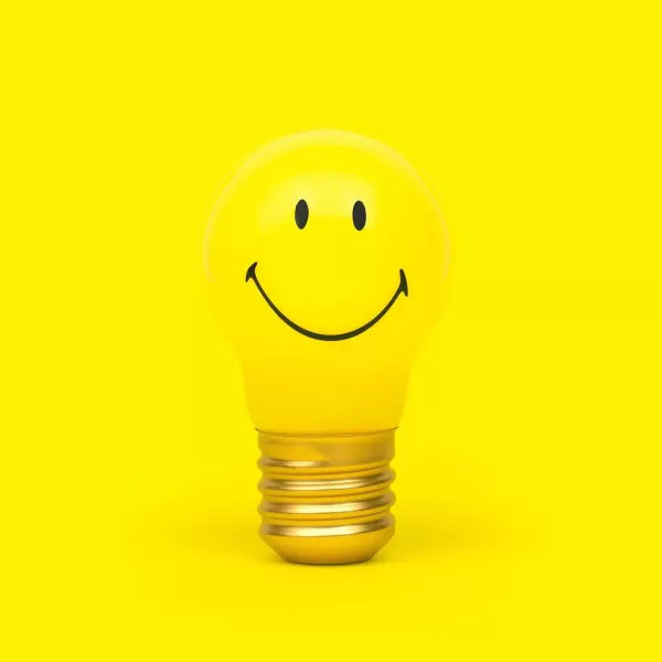 SUCK UK Ampoules Message^Ampoule Sans Fil - Smiley