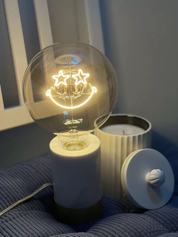 ELEMENTS LIGHTING Ampoules Message^Ampoule Smiley Starry Eyes / H 17 Cm