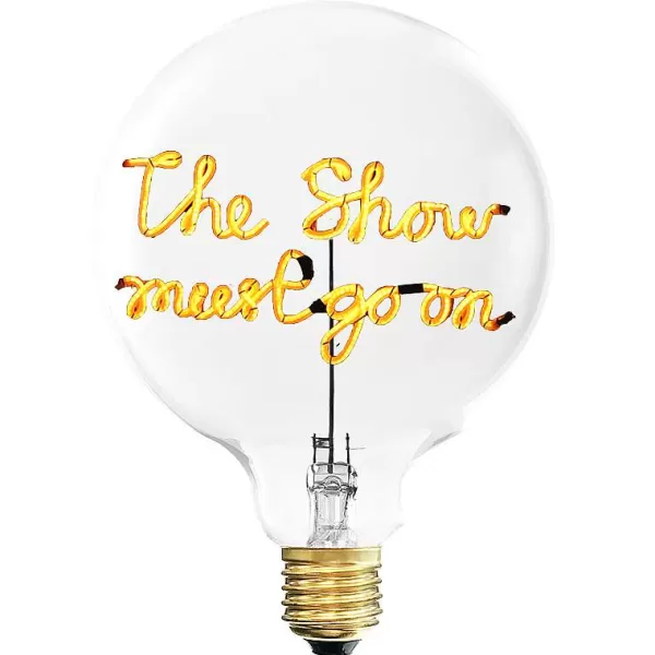 ELEMENTS LIGHTING Ampoules Message^Ampoule The Show Must Go On / H 17 Cm