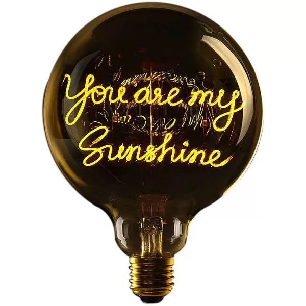 ELEMENTS LIGHTING Ampoules Message^Ampoule You Are My Sunshine / H 17 Cm