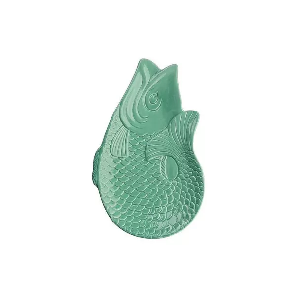 GIFT COMPANY Assiettes & Plats^Assiette Décorative Monsieur Carafon Fish M - Mint Cream