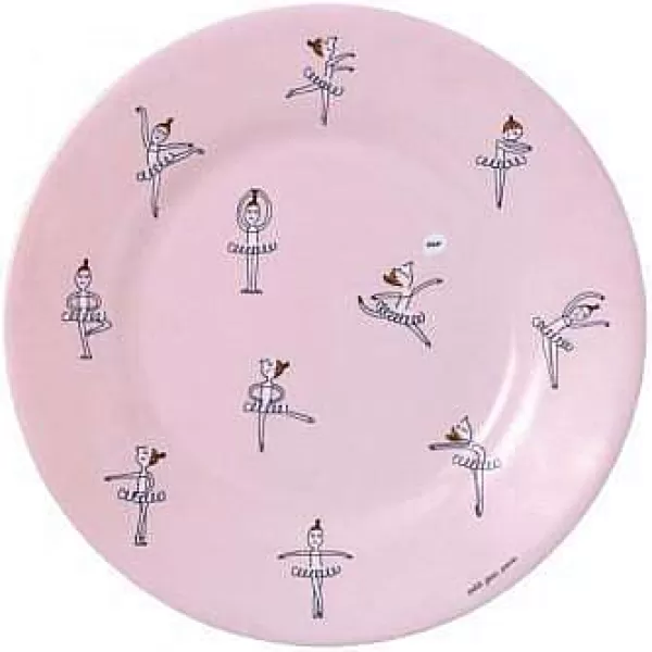 PETIT JOUR Vaisselle Enfant^Assiette Dessert Les Ballerines - All Over