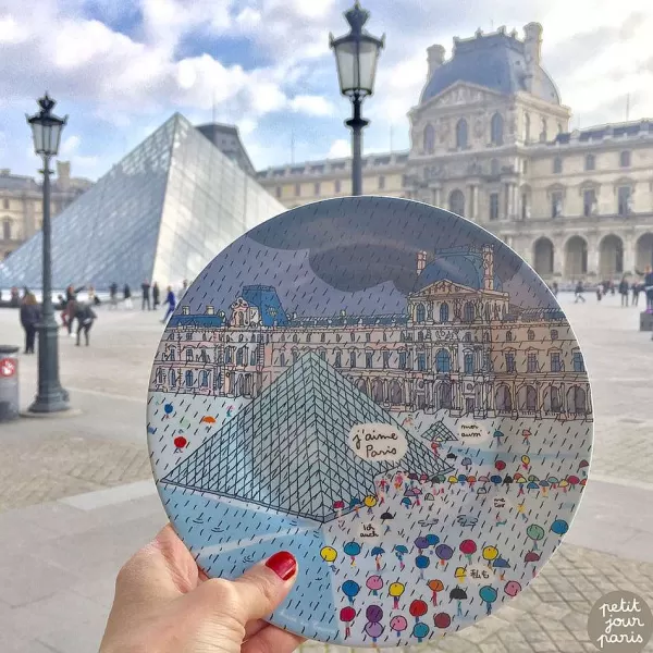 PETIT JOUR Vaisselle Enfant^Assiette Dessert Paris - Mus E Du Louvre