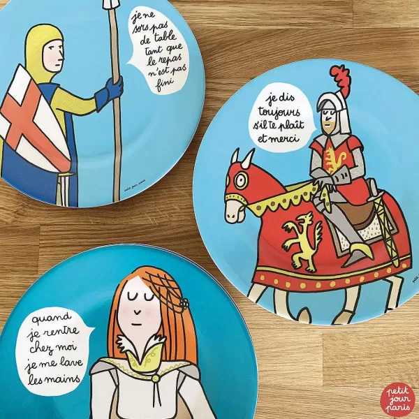PETIT JOUR Vaisselle Enfant^Assiette Dessert Prince - Merci