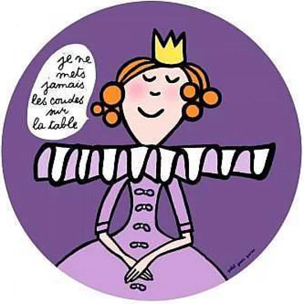 PETIT JOUR Vaisselle Enfant^Assiette Dessert Princesse - Coudes