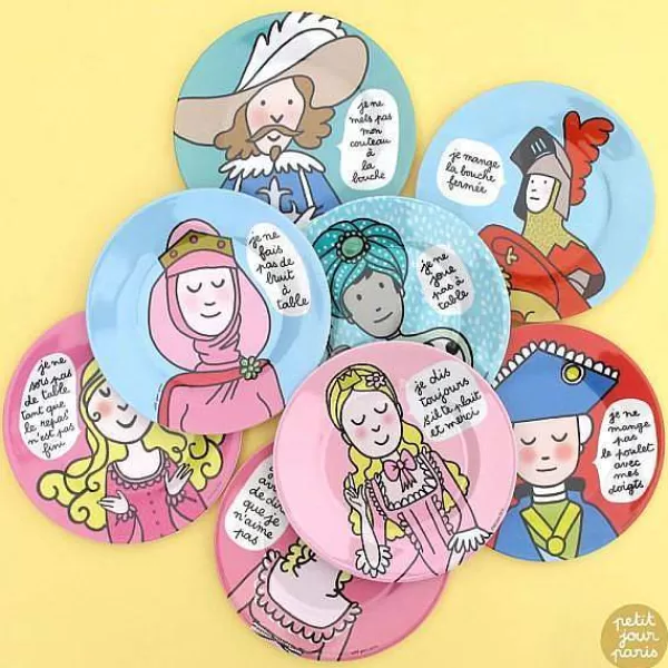 PETIT JOUR Vaisselle Enfant^Assiette Dessert Princesse - Table