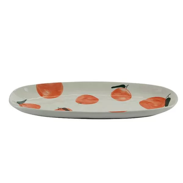 COZY LIVING Assiettes & Plats^Assiette Longue Motif Oranges