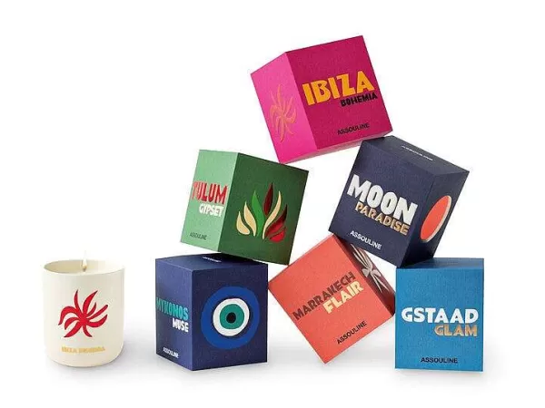 ASSOULINE Livres Déco^ Bougie Travel From Home - Gstaad Glam