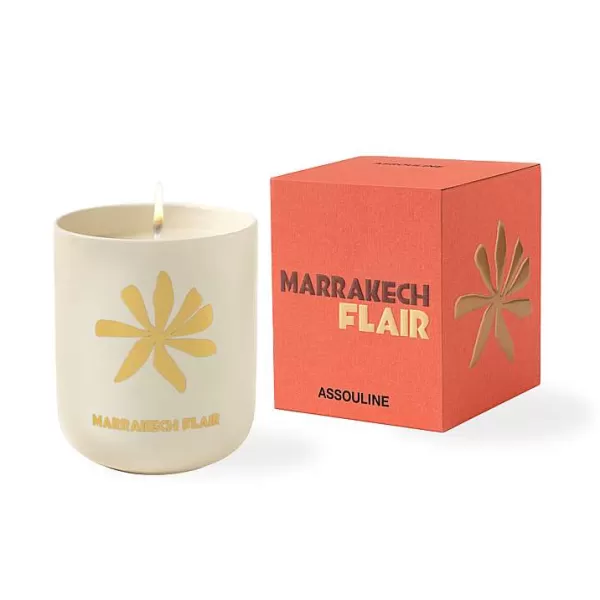 ASSOULINE Livres Déco^ Bougie Travel From Home - Marrakech Flair