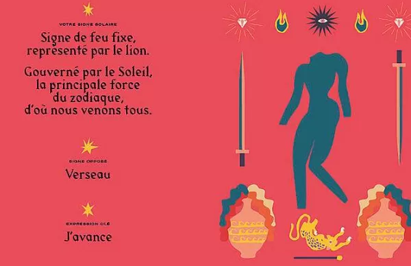 HACHETTE Livres Déco^Astro Lotus - Lion