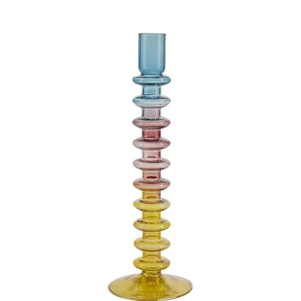 COZY LIVING Vases / Petits Objects Déco^Bougeoir H 26.5 Cm Tie And Dye