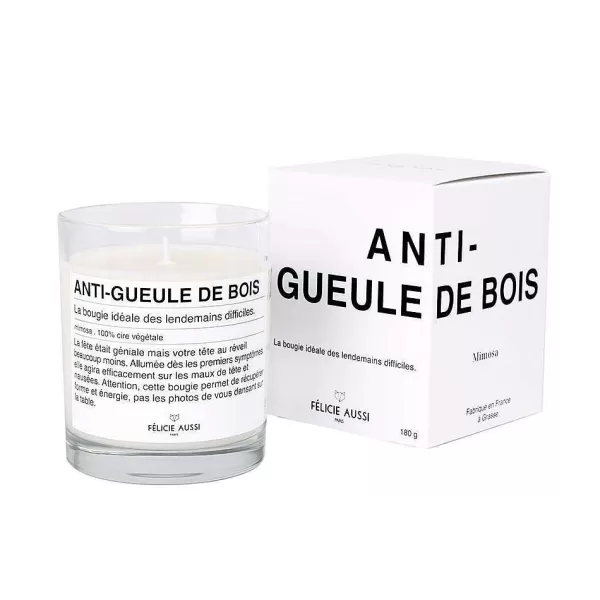FÉLICIE AUSSI Bougies / Senteurs^Bougie Humour - Anti-Gueule De Bois