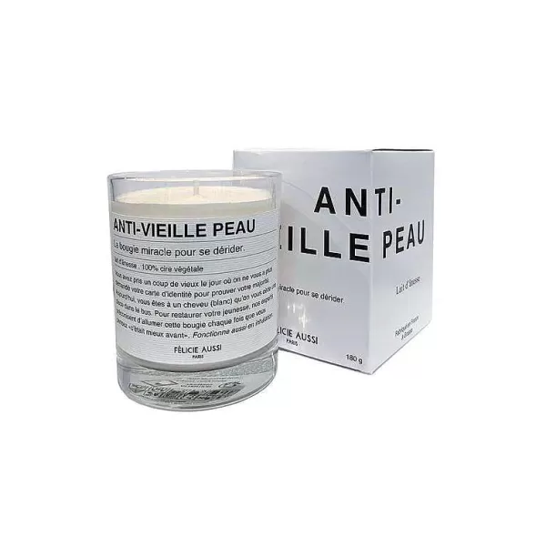FÉLICIE AUSSI Bougies / Senteurs^Bougie Humour - Anti-Vieille Peau