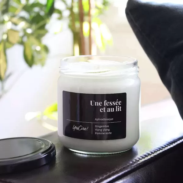 YESCIRE! Bougies / Senteurs^Bougie Parfum E "Une Fess E Et Au Lit"