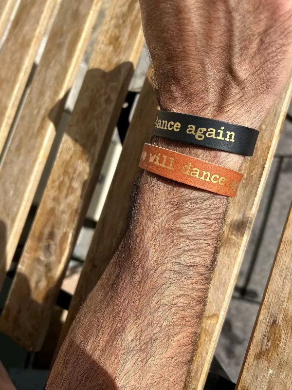 LA REINE DES FOURMIS Accessoires (porte-clés, Parapluies)^Bracelet Cuir - We Will Dance Again