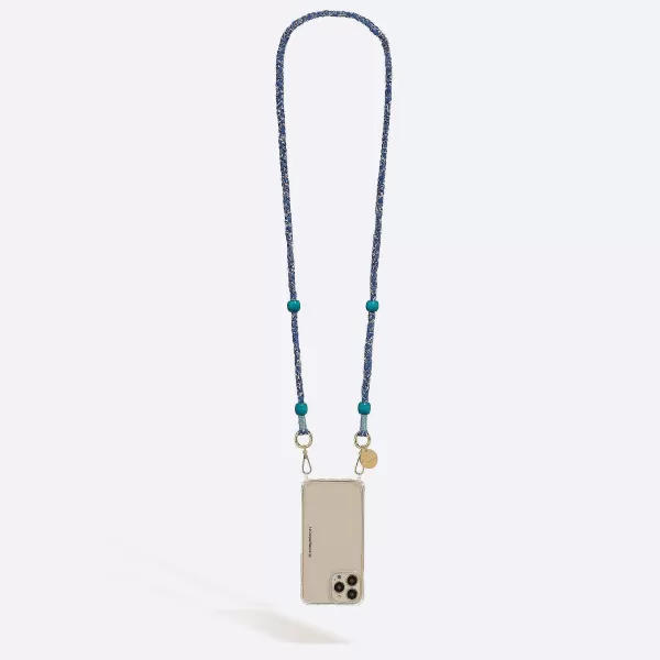 LA COQUE FRANÇAISE Chaînes De Téléphone^Cha Ne De Téléphone Bijou - Bandana Bleu