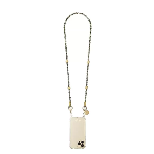 LA COQUE FRANÇAISE Chaînes De Téléphone^Cha Ne De Téléphone Bijou - Bandana Kaki