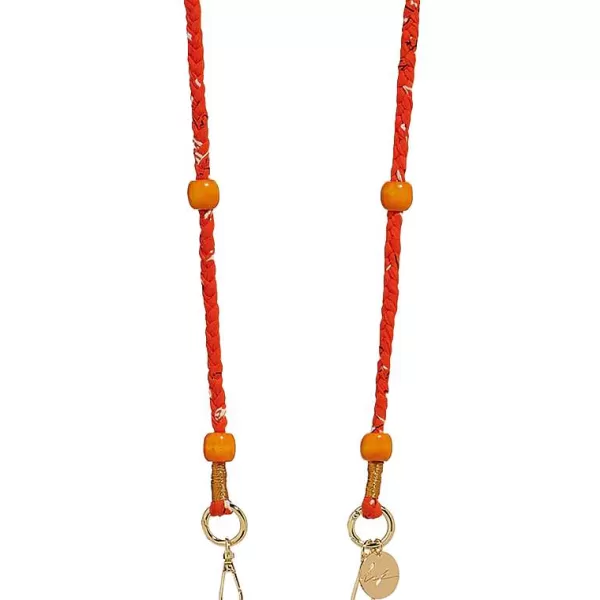 LA COQUE FRANÇAISE Chaînes De Téléphone^Cha Ne De Téléphone Bijou - Bandana Orange